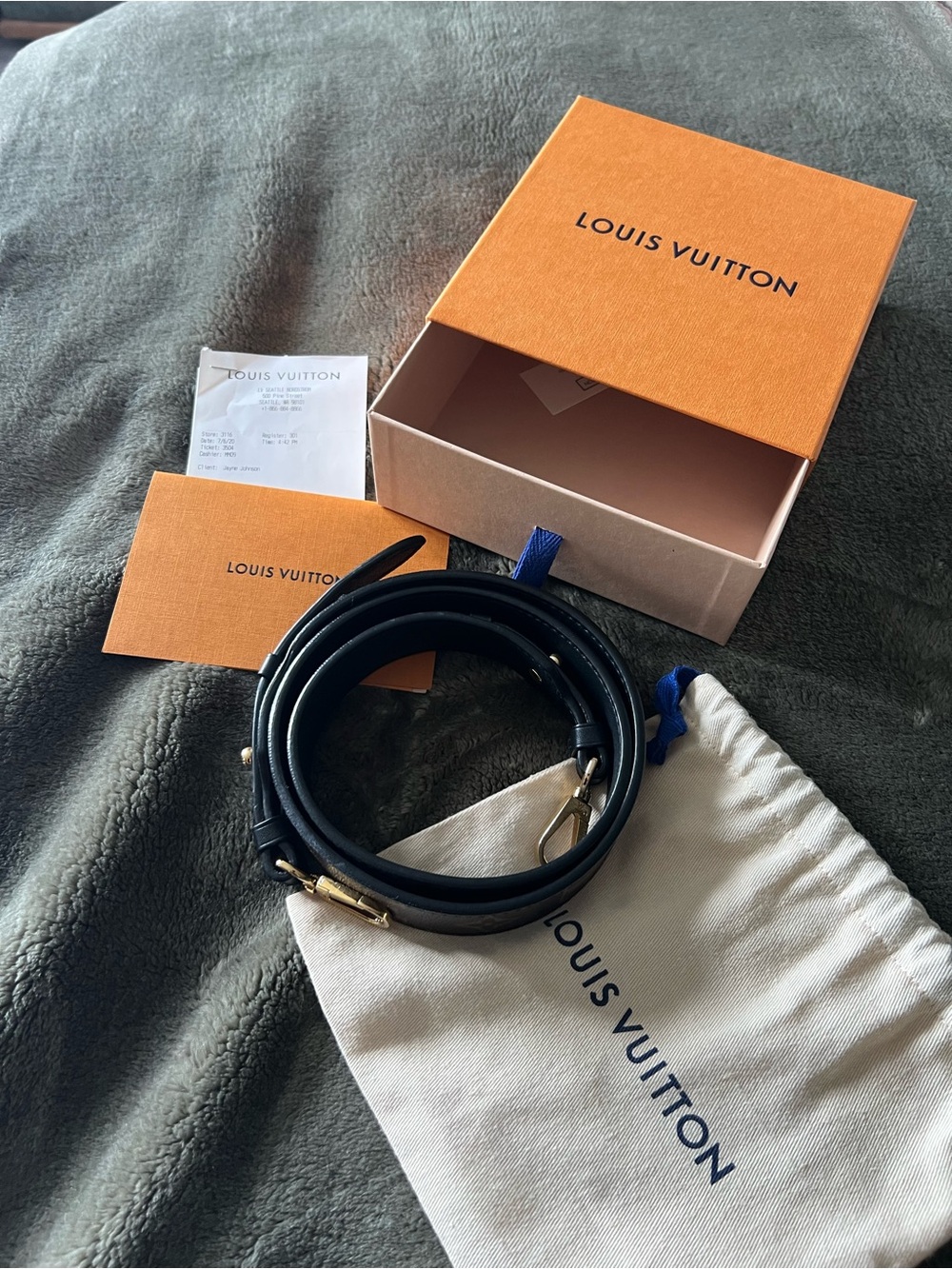 Louis Vuitton Monogram Bandoulier XL Strap